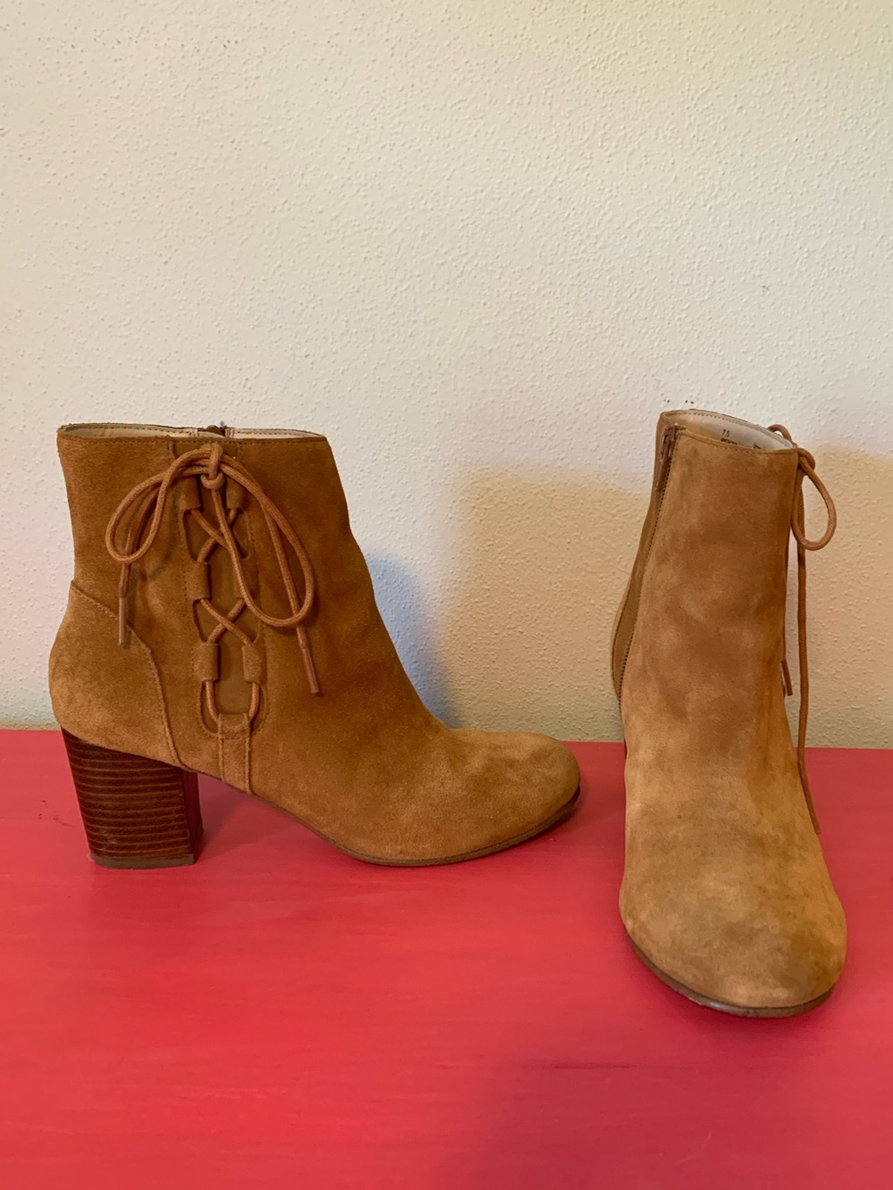 Sole Society Renzo Suede Lace-Up Boots